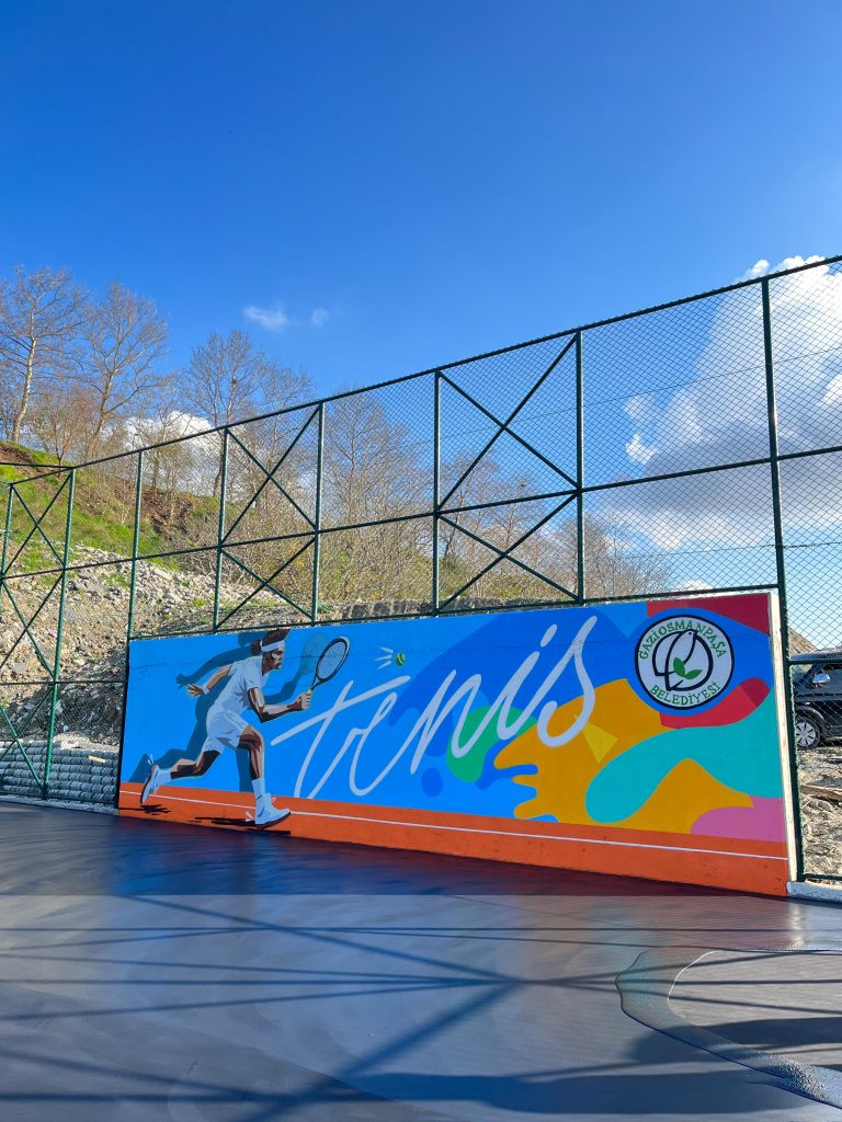 Spor Sahası Graffiti