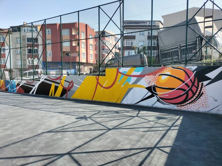 Spor Sahası Graffiti